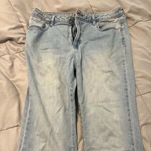 Classic Light Blue Straight Leg Women's Jeans